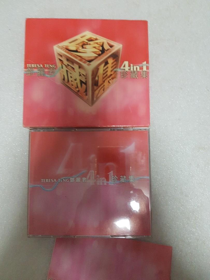 4cd 邓丽君 60首歌 4 in 1 珍藏集 cd 1, 2 &4 少花disc 3 ok teresa tang