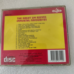 Cd English Jim reeves