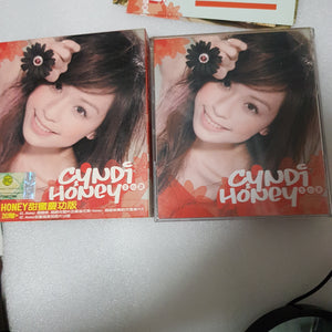 Cd+vcd+10张明信片 王心凌cyndi honey庆功版