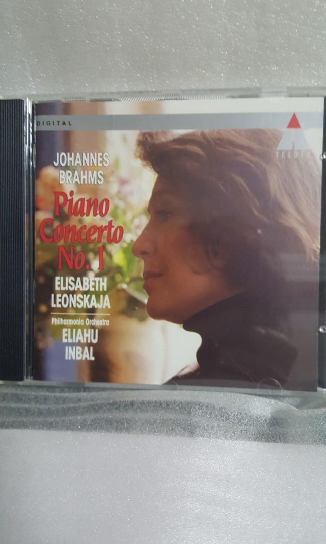 Cd|johannes brahms piano concerto music english