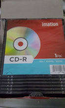 Load image into Gallery viewer, Blank new Cd-R  52×700MB×80min $1 per pc seal wrap thin jewel box
